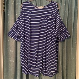 Umgee Cold-Shoulder Top